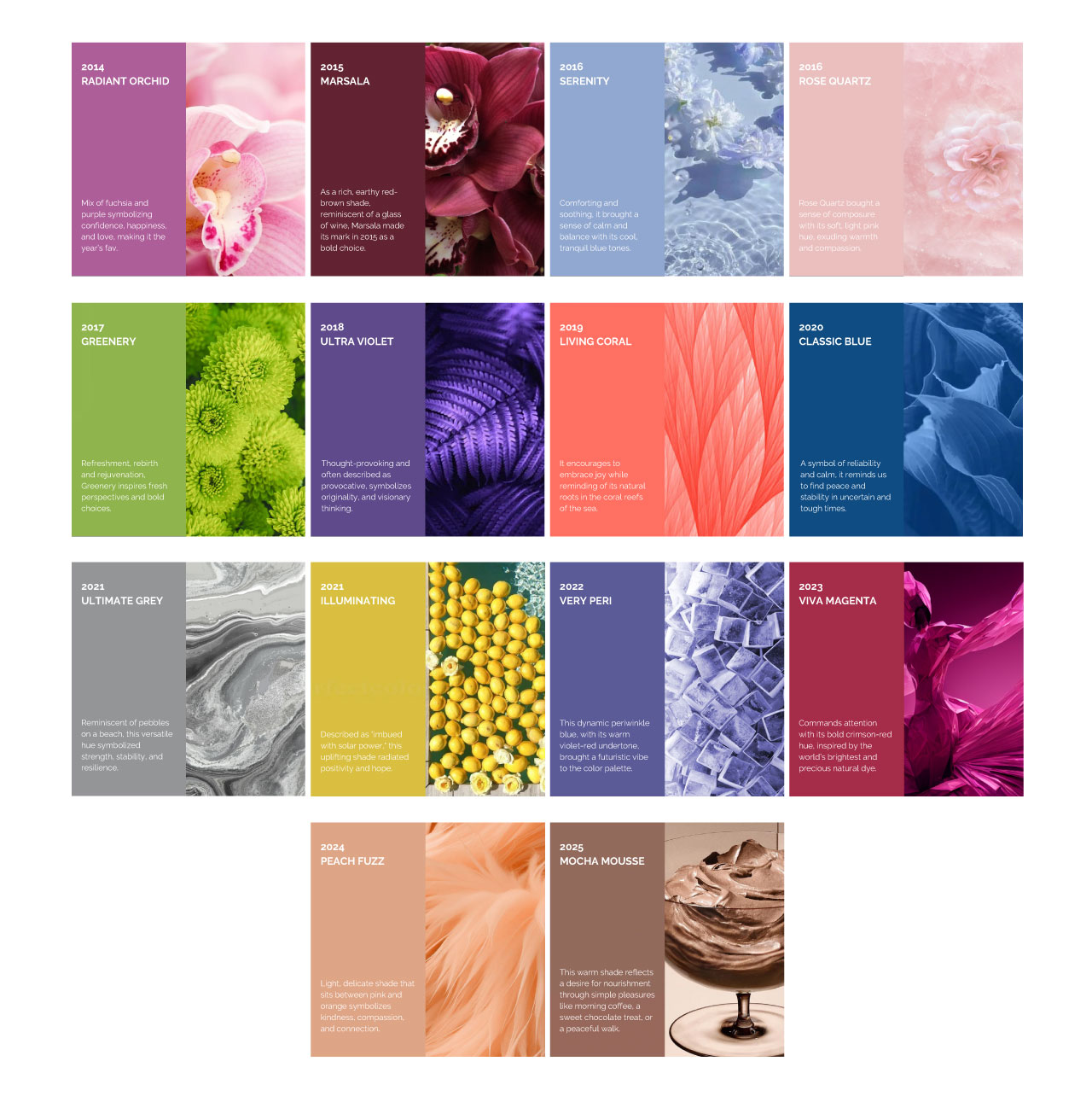 One Decade Color A Decade in Colour: Exploring Top Trends from the Last 10 Years - 11th ...