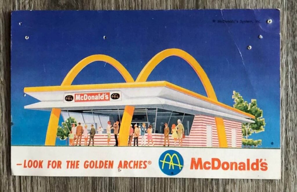 McDonald's Golden Arches demonstrate the power of brand recognition and iconic visual identity.